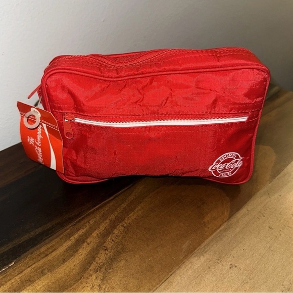Coca Cola Other - Vintage Coca Cola Sports Club Red Travel Toiletry Bag PackIt Style D3037 New